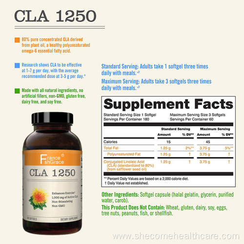 CLA Conjugated Linoleic Acid Supplement for Women